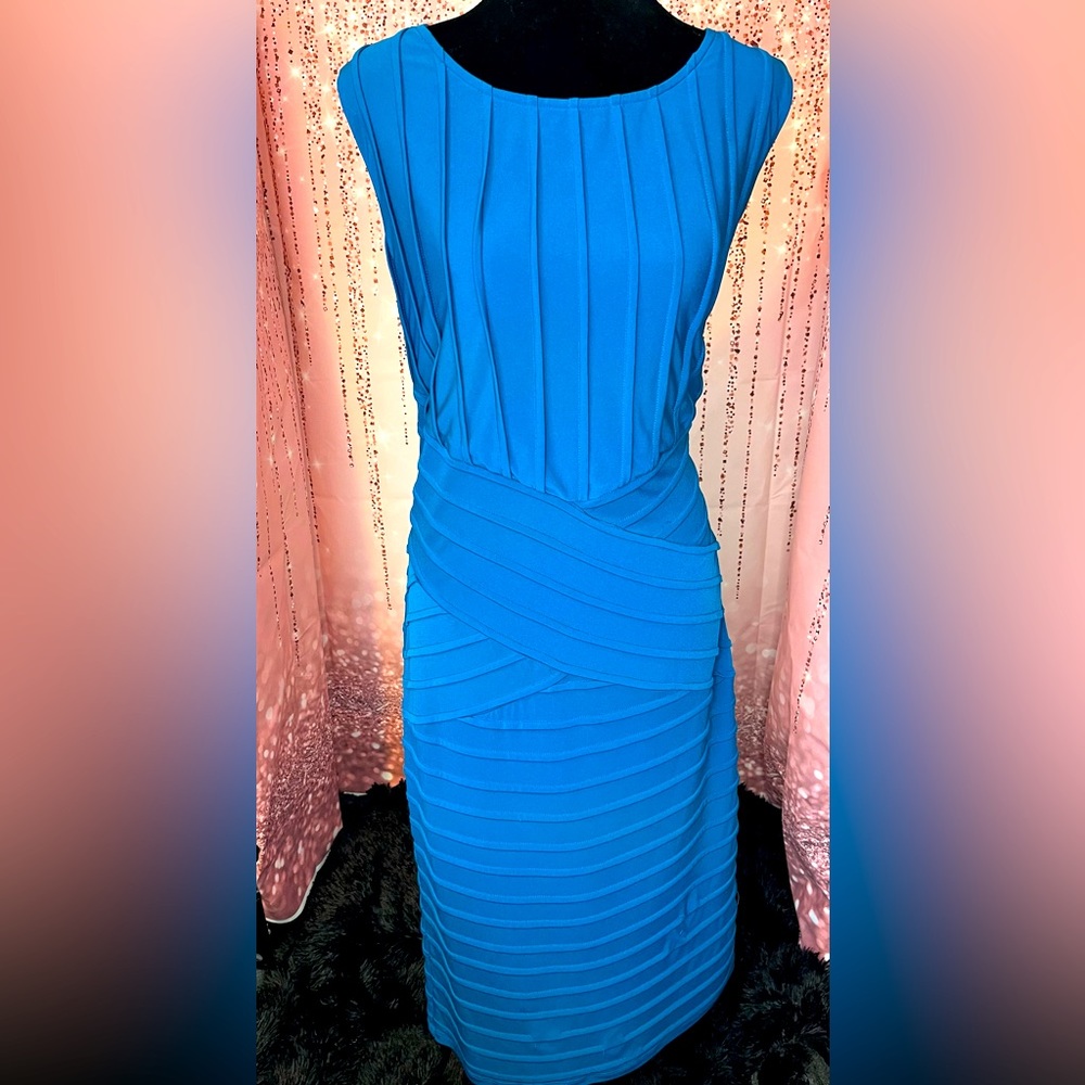 Ashley Stewart Turquoise Blue Dress - 12